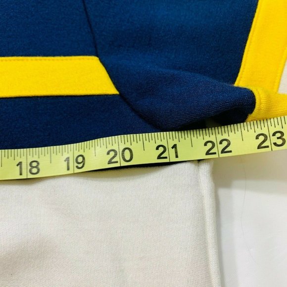 Triathlon Brand Full Zip Jacket Jersey Sweatshirt Mock Neck Blue White‎ Yellow L - Picture 7 of 11